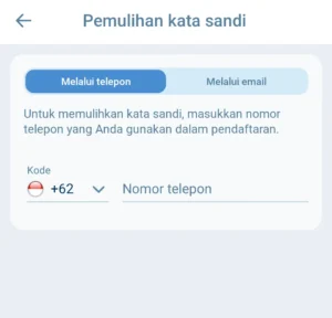 Tentukan Metode Pemulihan